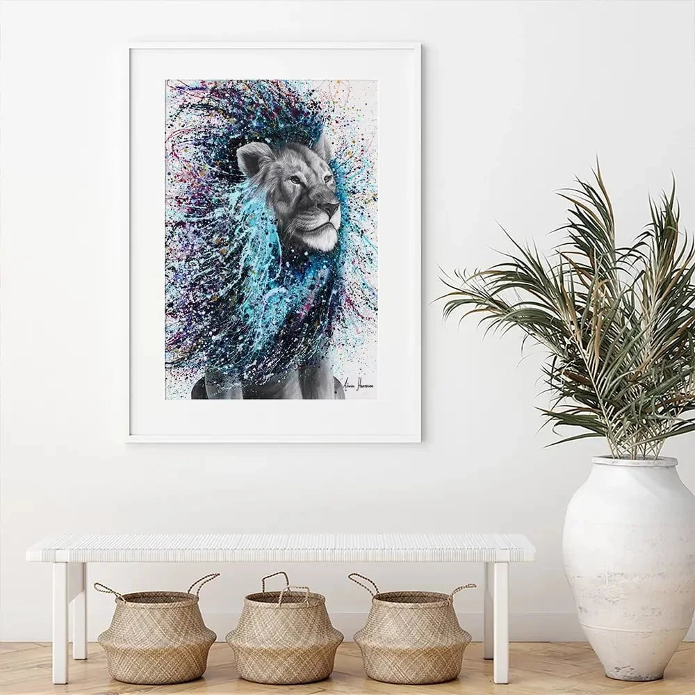 Dream Of A Lion Framed Art Print Dream Of A Lion Framed Art Print wall art product Ashvin Harrison