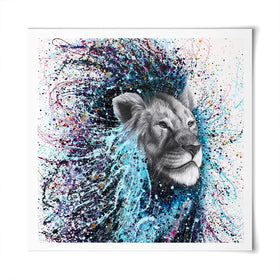 Dream Of A Lion Square Art Print Dream Of A Lion Square Art Print wall art product Ashvin Harrison (2016-2022 collection)