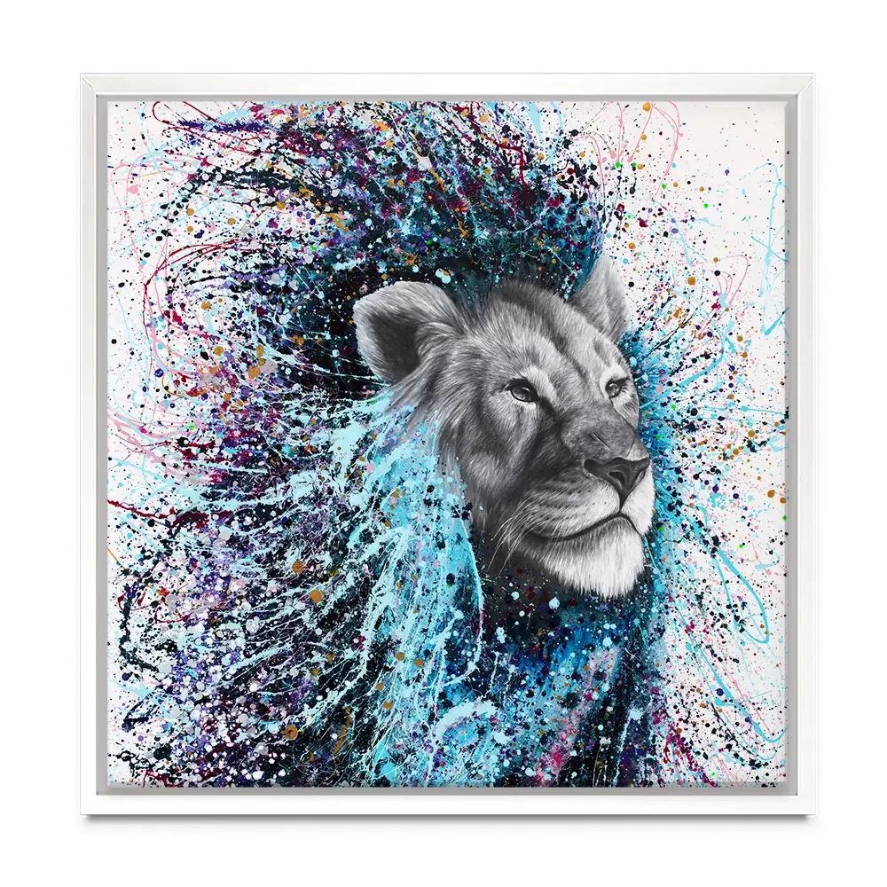 Dream Of A Lion Square Canvas Print Dream Of A Lion Square Canvas Print wall art product Ashvin Harrison (2016-2022 collection)
