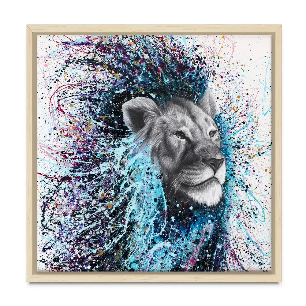 Dream Of A Lion Square Canvas Print Dream Of A Lion Square Canvas Print wall art product Ashvin Harrison (2016-2022 collection)