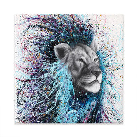 Dream Of A Lion Square Canvas Print Dream Of A Lion Square Canvas Print wall art product Ashvin Harrison (2016-2022 collection)