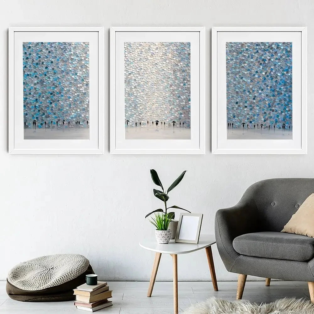 Dreaming Framed Art Print Trio Dreaming Framed Art Print Trio wall art product Ekaterina Ermilkina