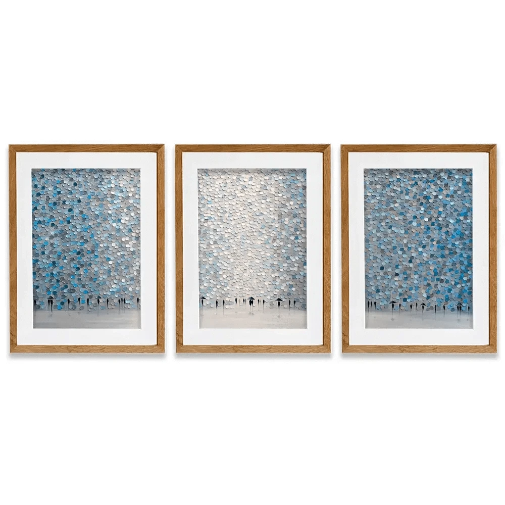 Dreaming Framed Art Print Trio Dreaming Framed Art Print Trio wall art product Ekaterina Ermilkina