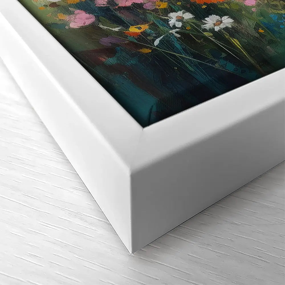 Dreaming Of Wildflowers Square Canvas Print Dreaming Of Wildflowers Square Canvas Print wall art product Creative Studio - Independent