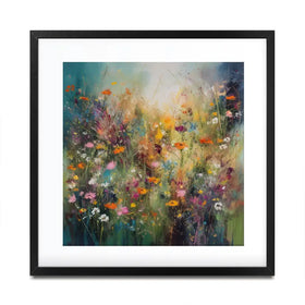Dreaming Of Wildflowers Square Framed Art Print Dreaming Of Wildflowers Square Framed Art Print wall art product Creative Studio - Independent