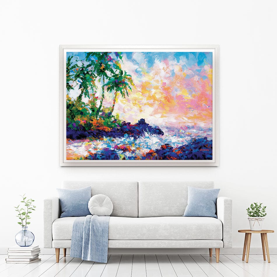 Dreams Of An Exotic Shore Canvas Print wall art product Leon Devenice