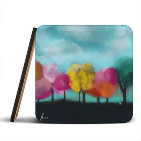 Dreamscape 1 Coaster Set Dreamscape 1 Coaster Set wall art product Aimee Linzi