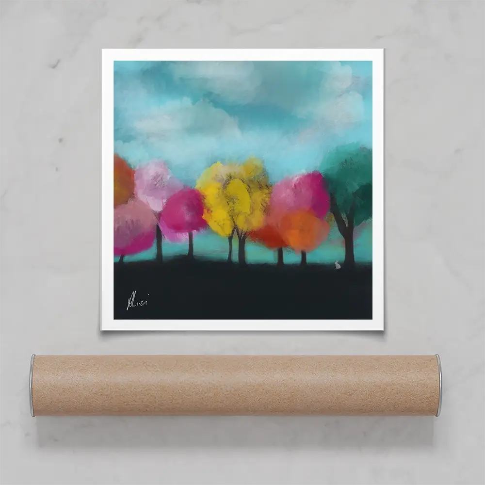 Dreamscape 1 Square Art Print Dreamscape 1 Square Art Print wall art product Aimee Linzi