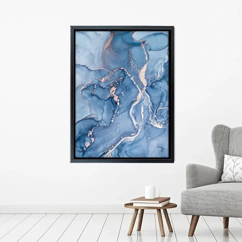 Dreamy Blue Marble Canvas Print Dreamy Blue Marble Canvas Print wall art product djero.adlibeshe yahoo.com / Shutterstock