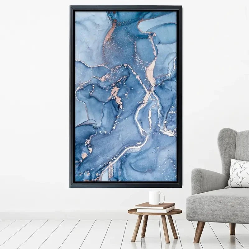 Dreamy Blue Marble Canvas Print Dreamy Blue Marble Canvas Print wall art product djero.adlibeshe yahoo.com / Shutterstock