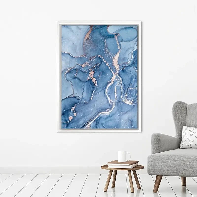 Dreamy Blue Marble Canvas Print Dreamy Blue Marble Canvas Print wall art product djero.adlibeshe yahoo.com / Shutterstock