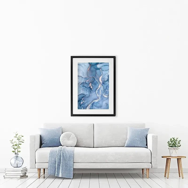 Dreamy Blue Marble Framed Art Print Dreamy Blue Marble Framed Art Print wall art product djero.adlibeshe yahoo.com / Shutterstock