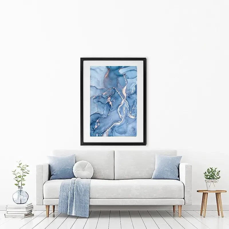 Dreamy Blue Marble Framed Art Print Dreamy Blue Marble Framed Art Print wall art product djero.adlibeshe yahoo.com / Shutterstock