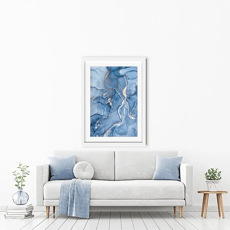 Dreamy Blue Marble Framed Art Print Dreamy Blue Marble Framed Art Print wall art product djero.adlibeshe yahoo.com / Shutterstock