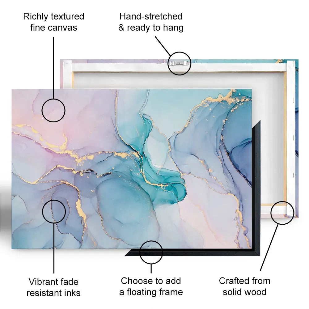 Dreamy Marble Oversized Canvas Print Dreamy Marble Oversized Canvas Print wall art product djero.adlibeshe yahoo.com / Shutterstock