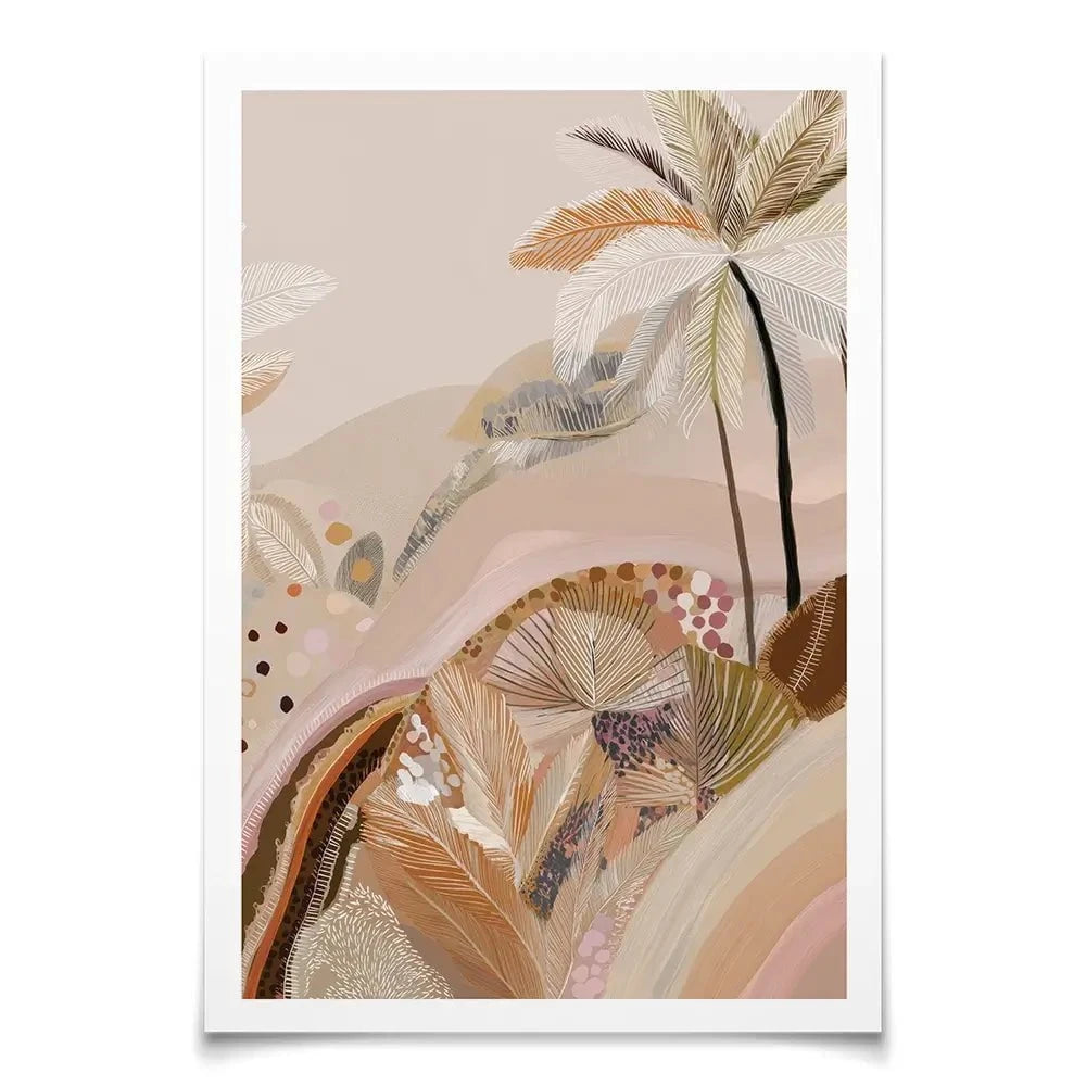 Dreamy Palms Art Print Dreamy Palms Art Print wall art product Isabella Karolewicz
