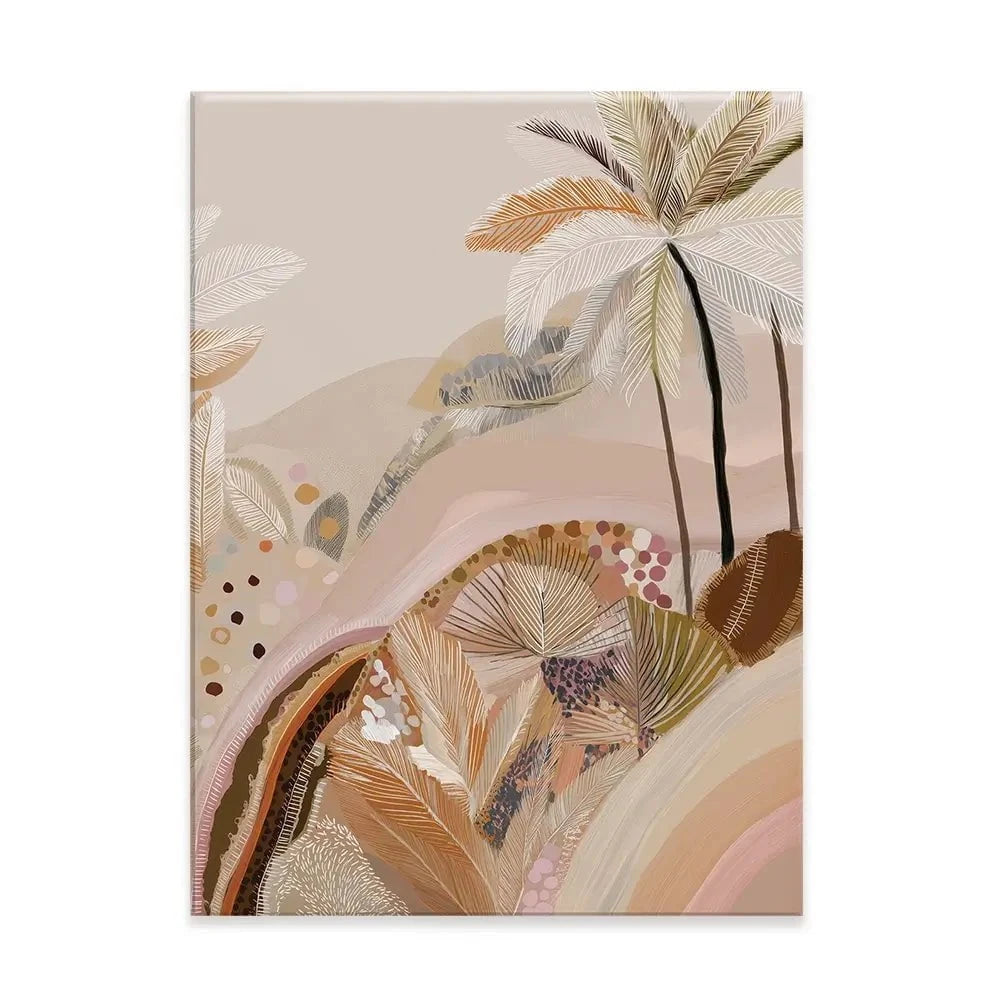 Dreamy Palms Canvas Print Dreamy Palms Canvas Print wall art product Isabella Karolewicz