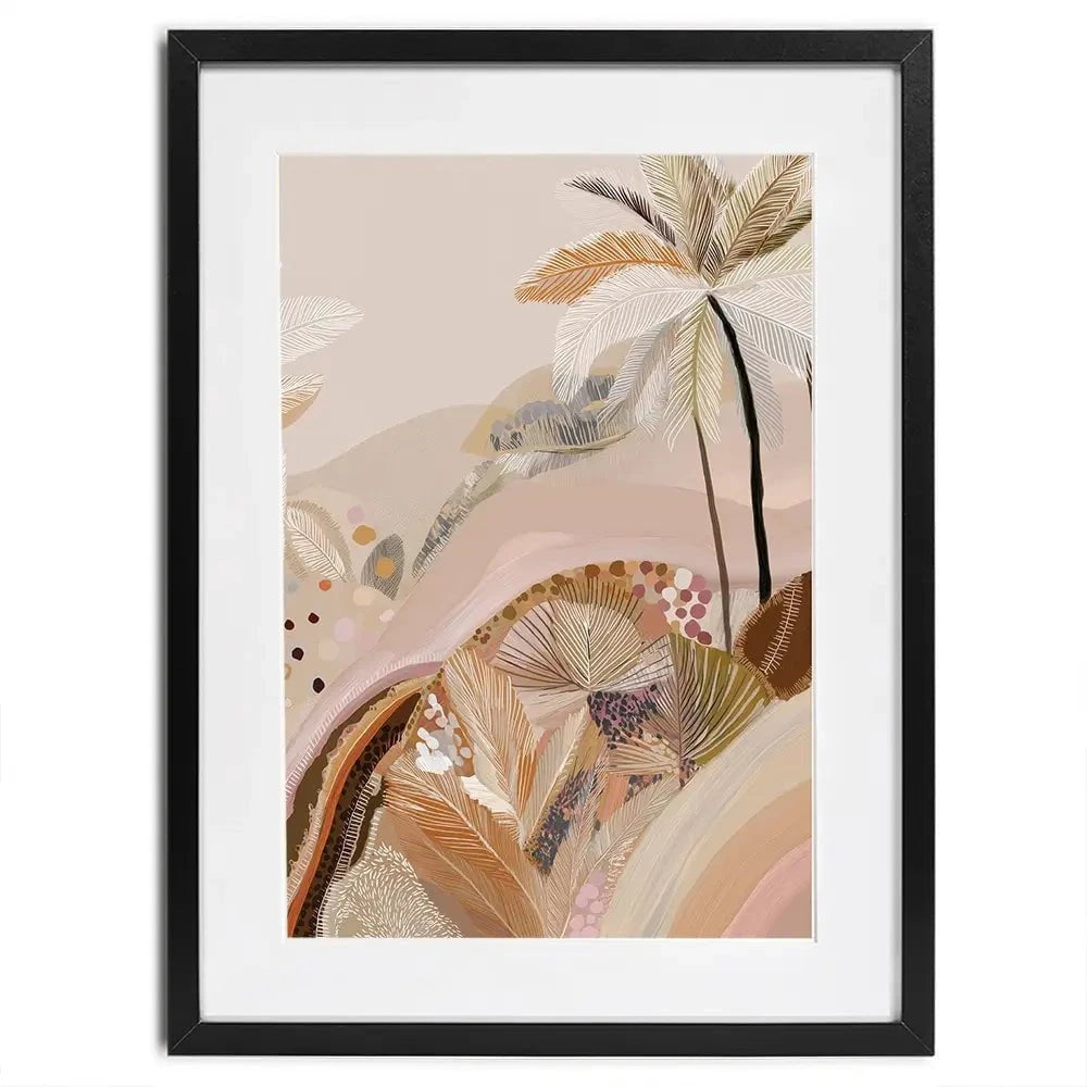 Dreamy Palms Framed Art Print Dreamy Palms Framed Art Print wall art product Isabella Karolewicz