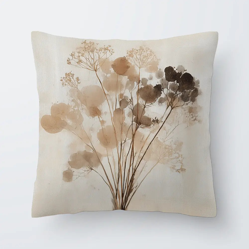 Dried Florals Cushion Dried Florals Cushion wall art product Chromatic Storm Studio