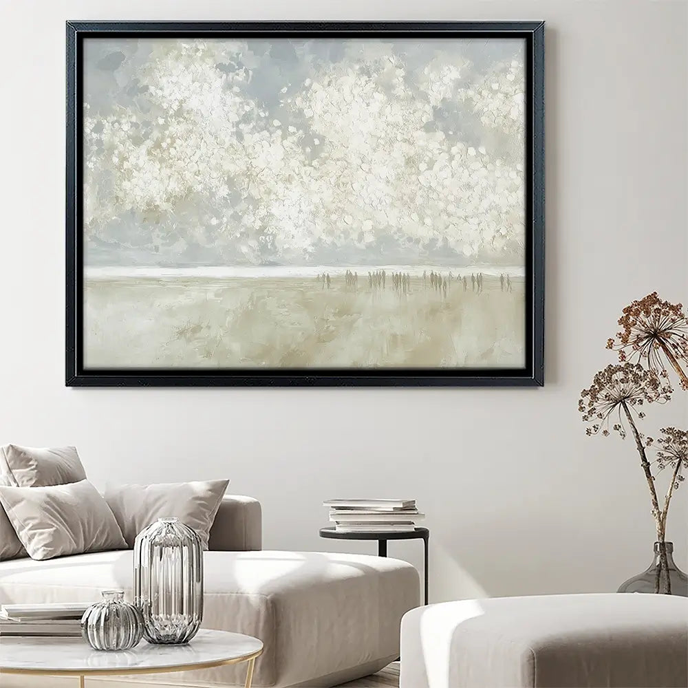 Drifting Blossom Sky Canvas Print Drifting Blossom Sky Canvas Print wall art product Chromatic Storm Studio