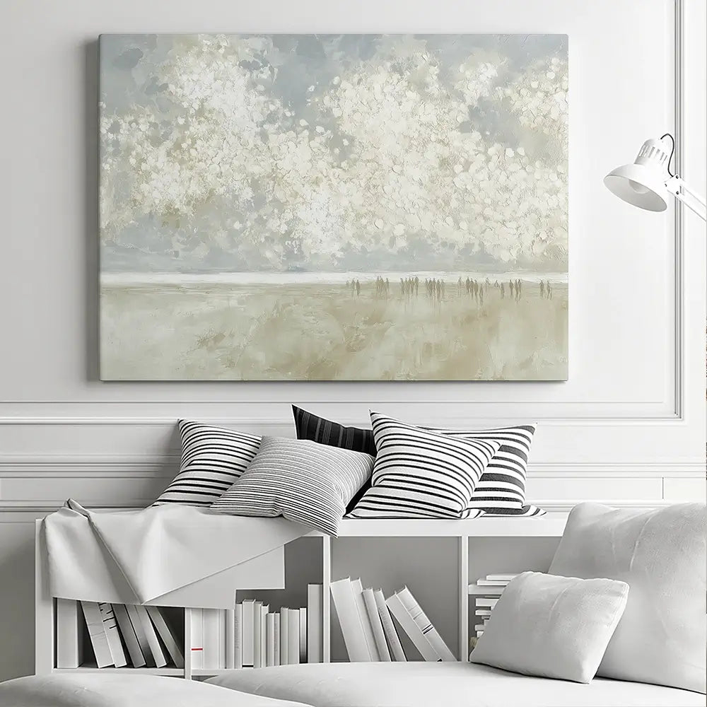 Drifting Blossom Sky Canvas Print Drifting Blossom Sky Canvas Print wall art product Chromatic Storm Studio