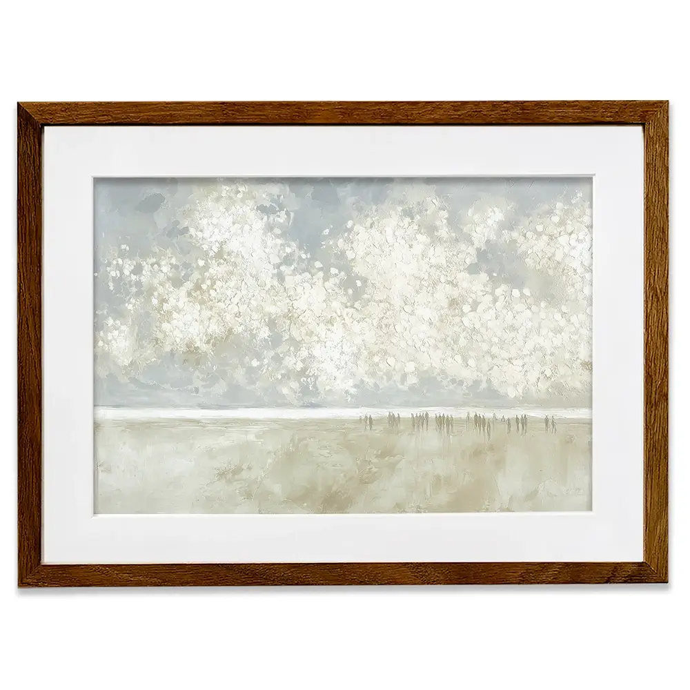 Drifting Blossom Sky Framed Art Print Drifting Blossom Sky Framed Art Print wall art product Chromatic Storm Studio