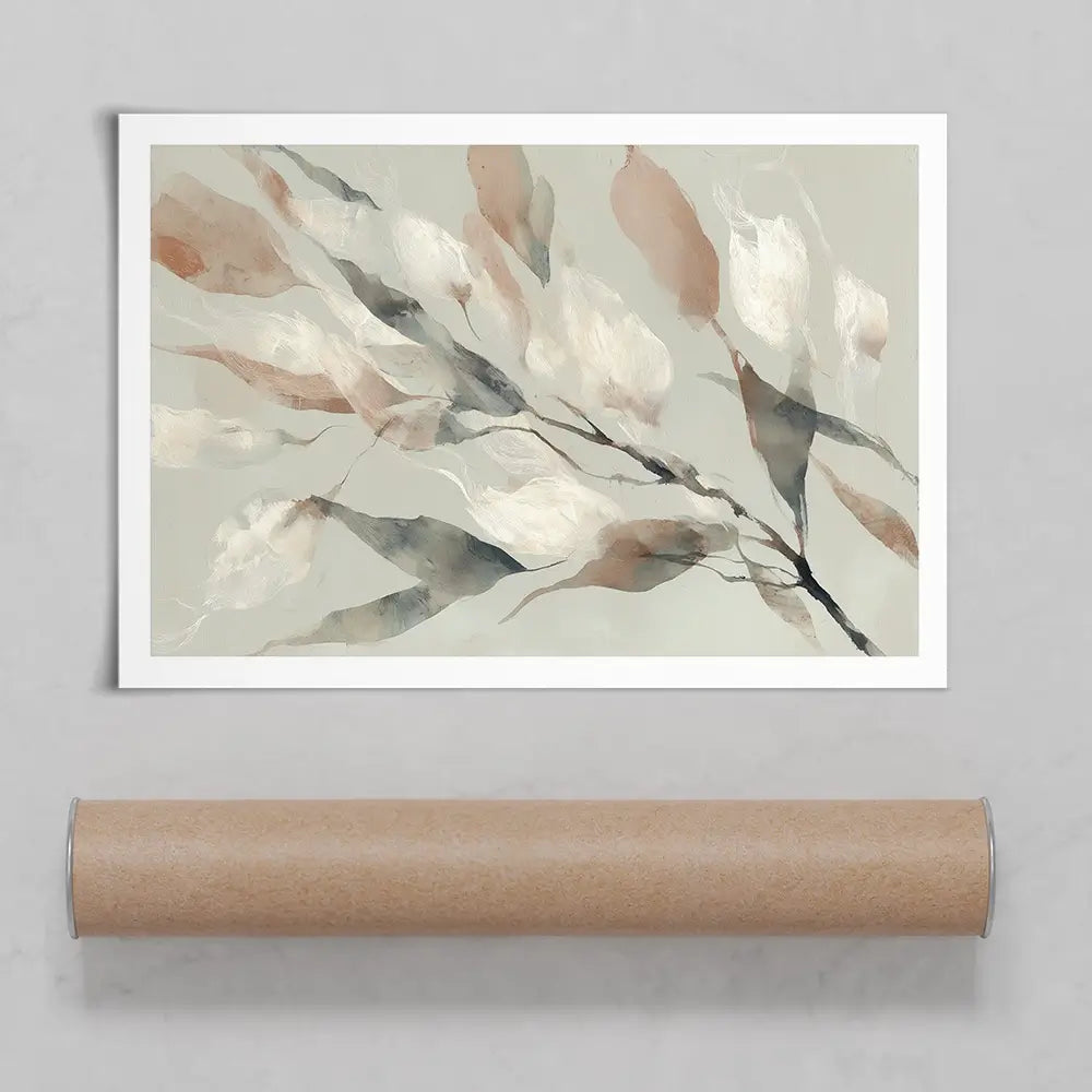 Drifting Coral Petals Art Print Drifting Coral Petals Art Print wall art product Chromatic Storm Studio