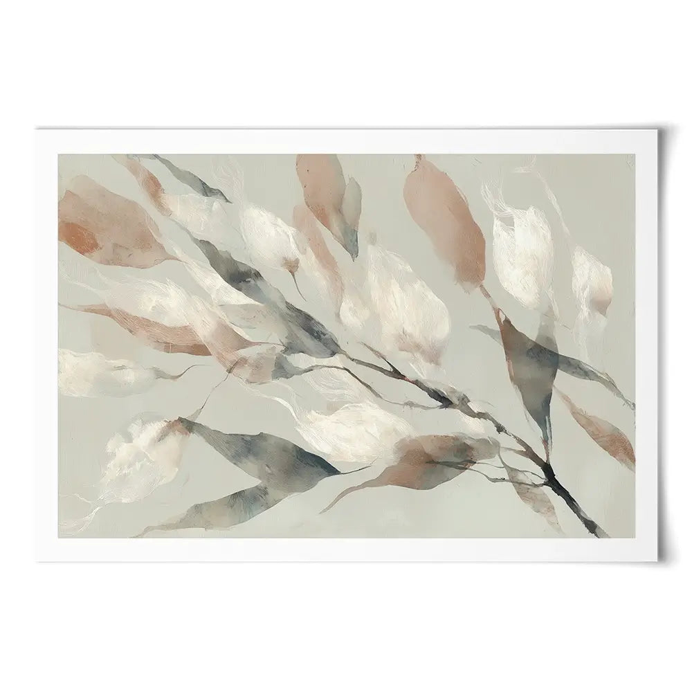 Drifting Coral Petals Art Print Drifting Coral Petals Art Print wall art product Chromatic Storm Studio