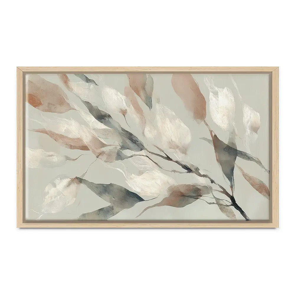 Drifting Coral Petals Canvas Print Drifting Coral Petals Canvas Print wall art product Chromatic Storm Studio