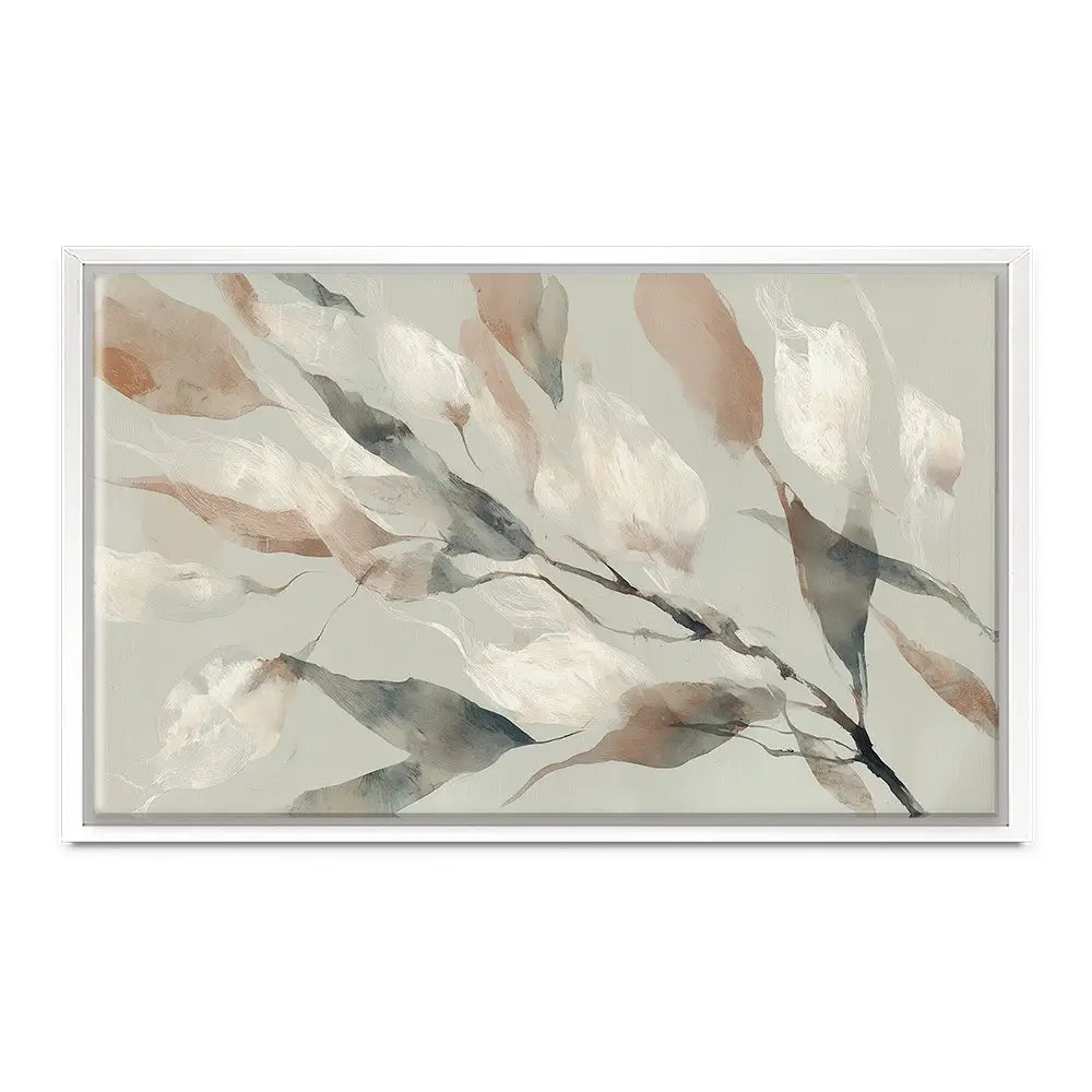 Drifting Coral Petals Canvas Print Drifting Coral Petals Canvas Print wall art product Chromatic Storm Studio
