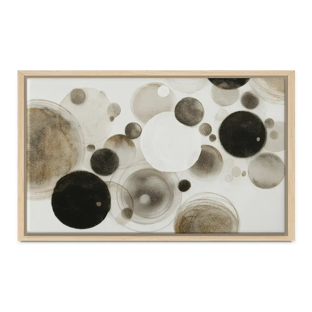 Drifting Orb Abstract Canvas Print Drifting Orb Abstract Canvas Print wall art product Chromatic Storm Studio