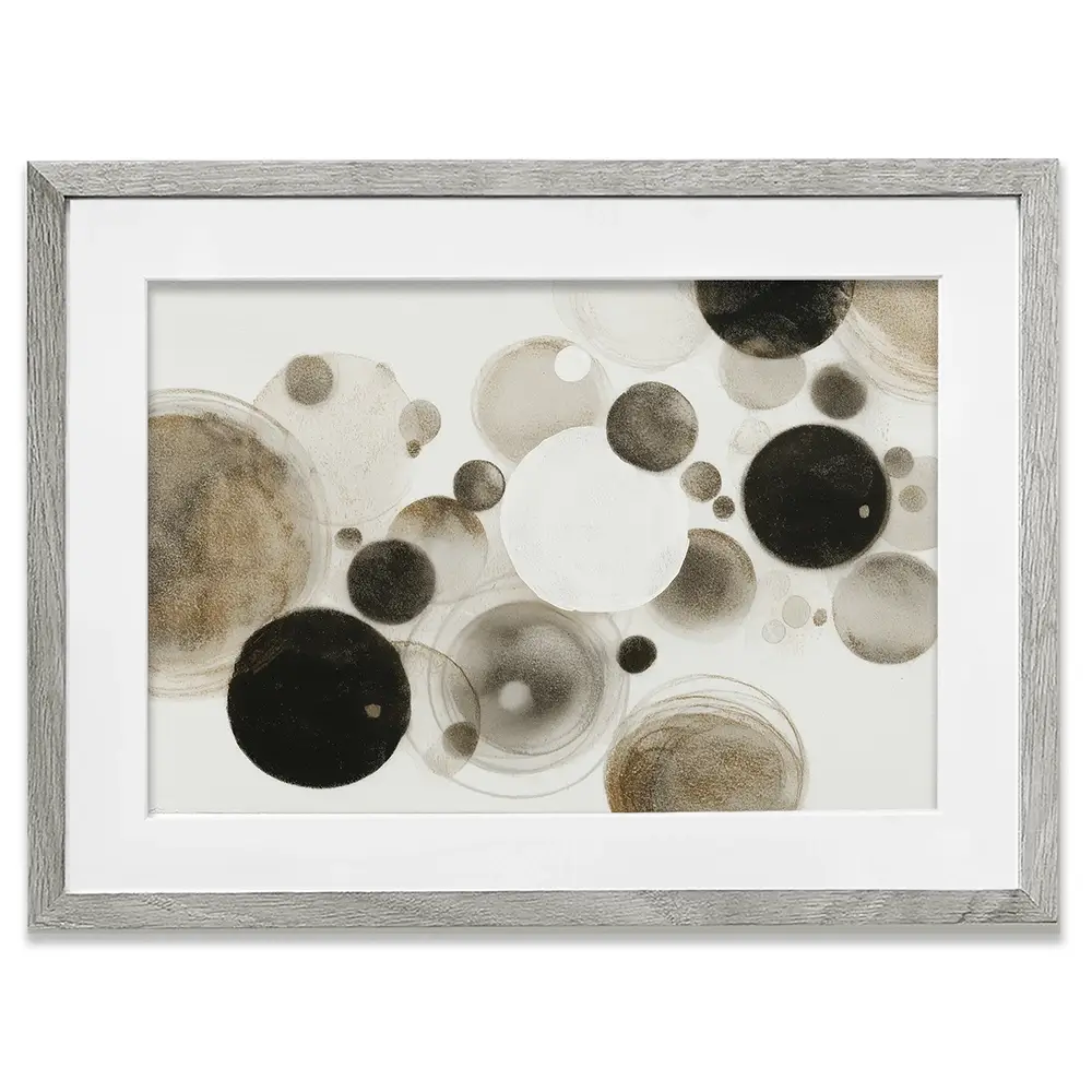 Drifting Orb Abstract Framed Art Print Drifting Orb Abstract Framed Art Print wall art product Chromatic Storm Studio