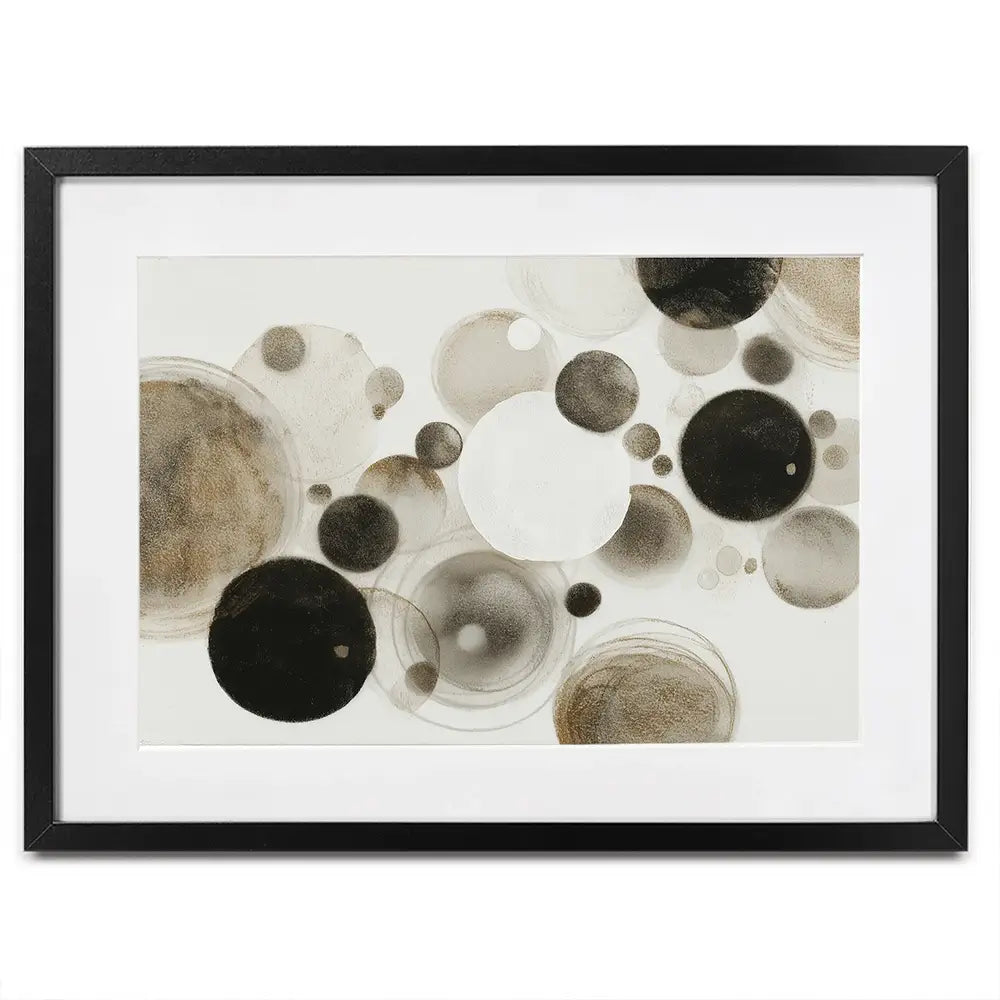 Drifting Orb Abstract Framed Art Print Drifting Orb Abstract Framed Art Print wall art product Chromatic Storm Studio