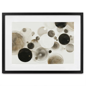 Drifting Orb Abstract Framed Art Print Drifting Orb Abstract Framed Art Print wall art product Chromatic Storm Studio