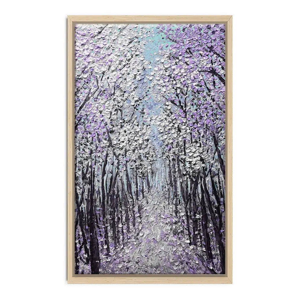 Driftwood In Purple Canvas Print Driftwood In Purple Canvas Print wall art product Nada Khatib