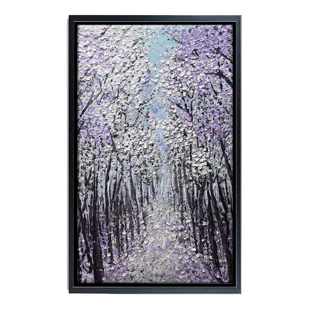 Driftwood In Purple Canvas Print Driftwood In Purple Canvas Print wall art product Nada Khatib