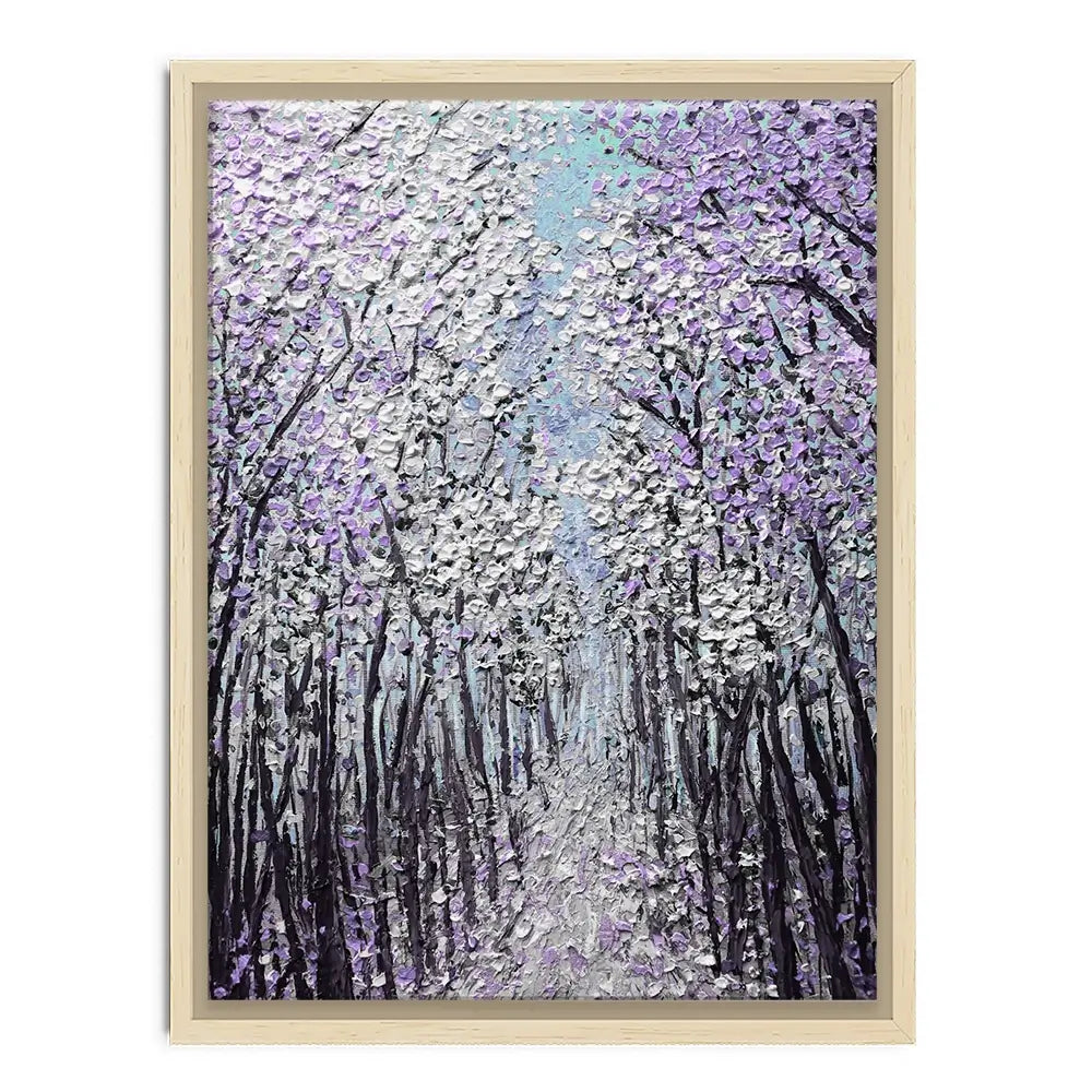 Driftwood In Purple Canvas Print Driftwood In Purple Canvas Print wall art product Nada Khatib