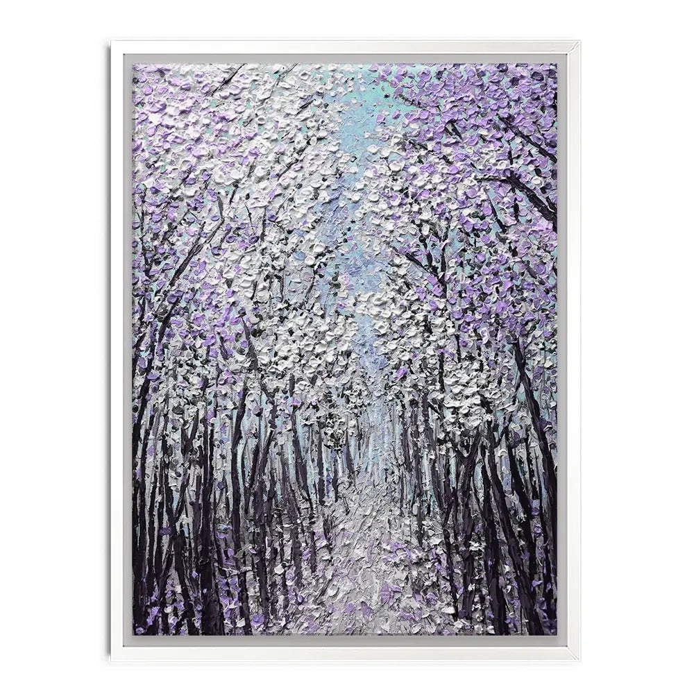 Driftwood In Purple Canvas Print Driftwood In Purple Canvas Print wall art product Nada Khatib