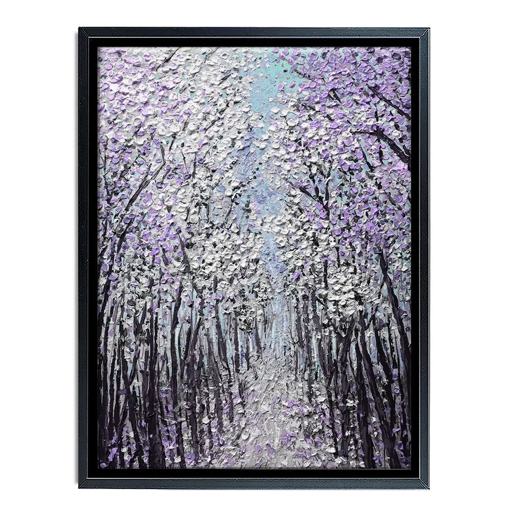 Driftwood In Purple Canvas Print Driftwood In Purple Canvas Print wall art product Nada Khatib