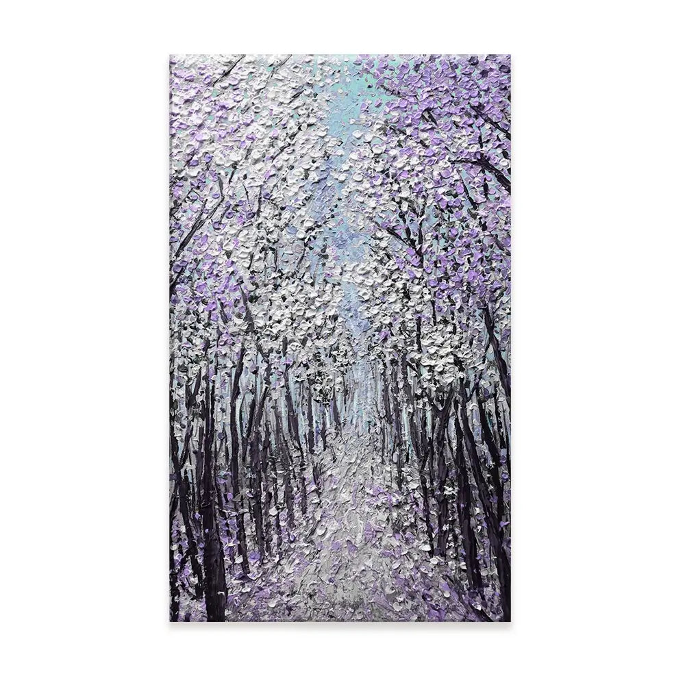 Driftwood In Purple Canvas Print Driftwood In Purple Canvas Print wall art product Nada Khatib