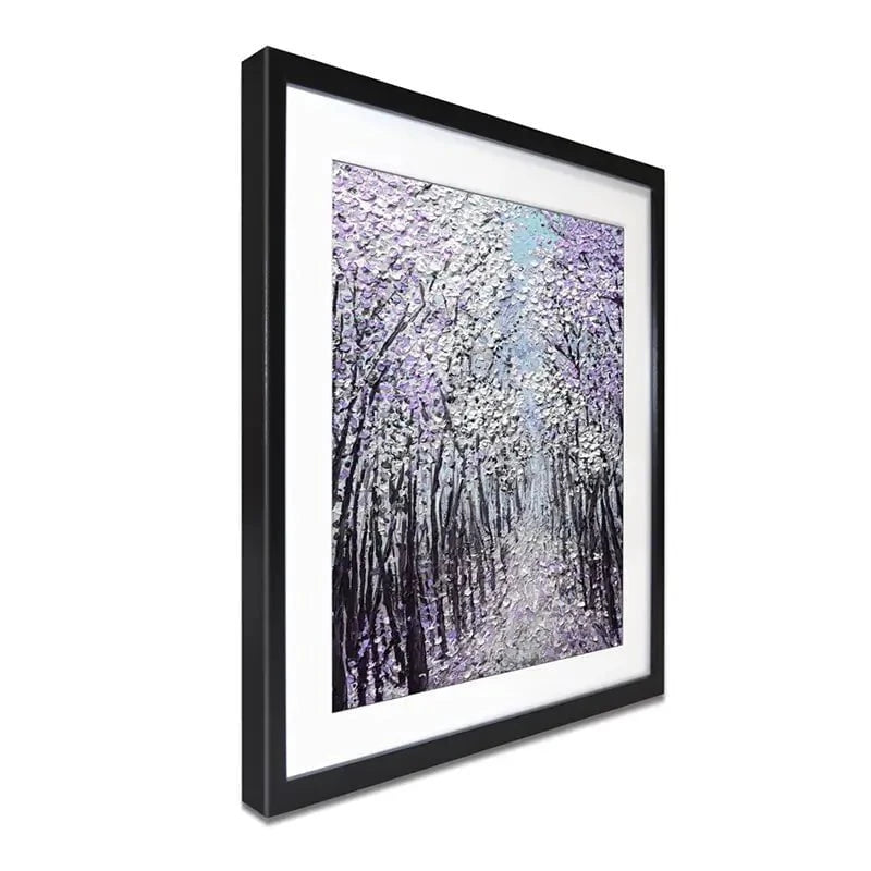 Driftwood In Purple Framed Art Print Driftwood In Purple Framed Art Print wall art product Nada Khatib