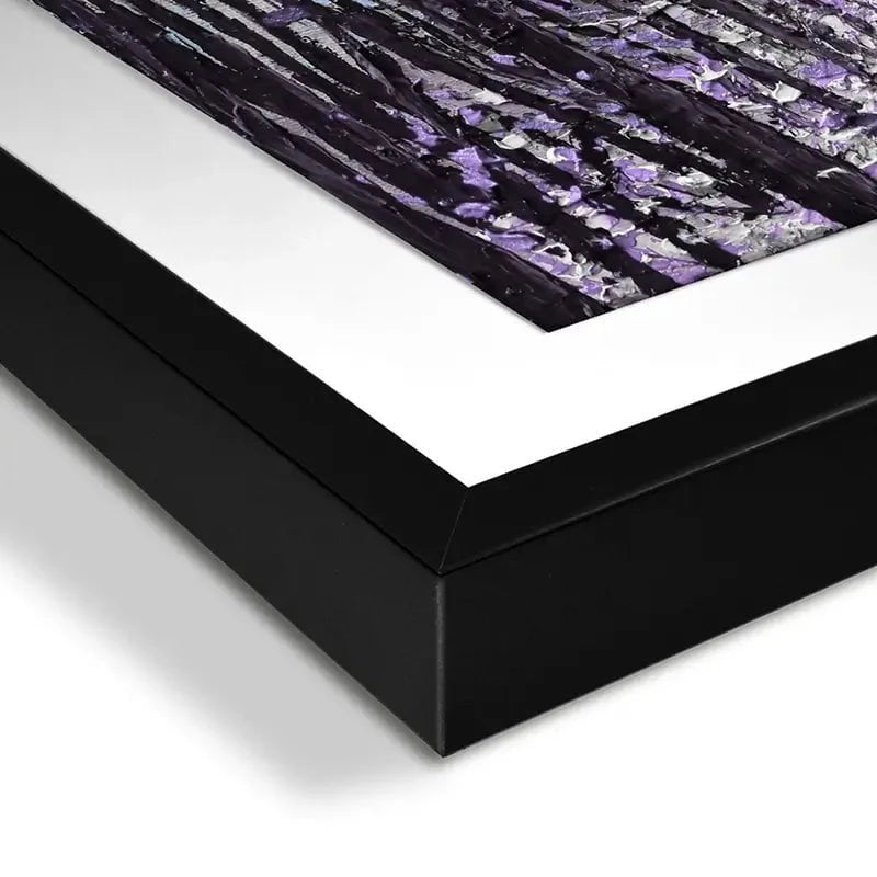 Driftwood In Purple Framed Art Print Driftwood In Purple Framed Art Print wall art product Nada Khatib