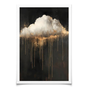 Dripping Cloud Art Print Dripping Cloud Art Print wall art product IAmHomeStudio