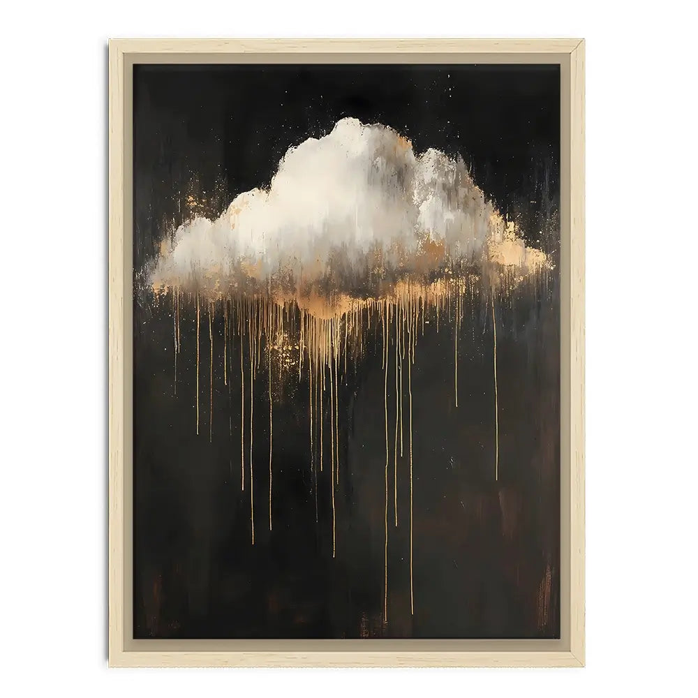 Dripping Cloud Canvas Print Dripping Cloud Canvas Print wall art product IAmHomeStudio
