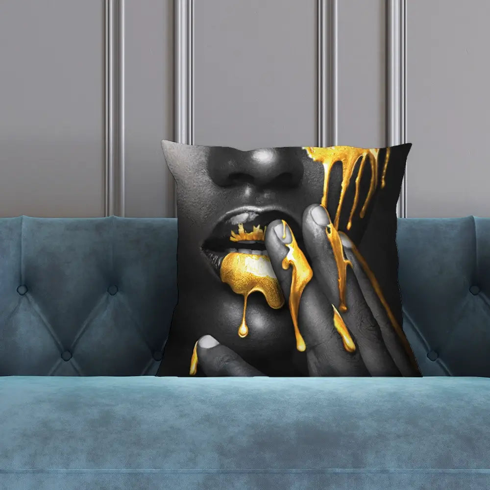 Dripping Cushion Dripping Cushion wall art product Art Print Shop