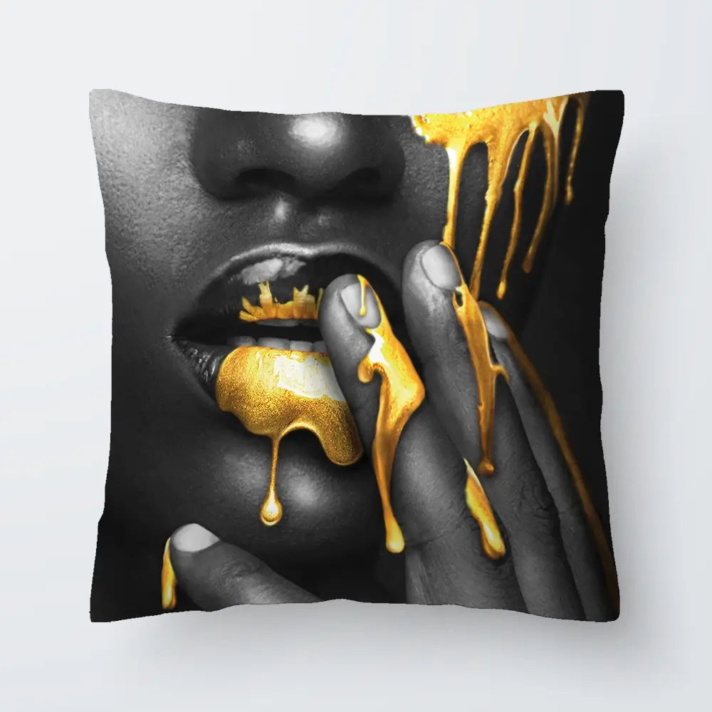 Dripping Cushion Dripping Cushion wall art product Art Print Shop