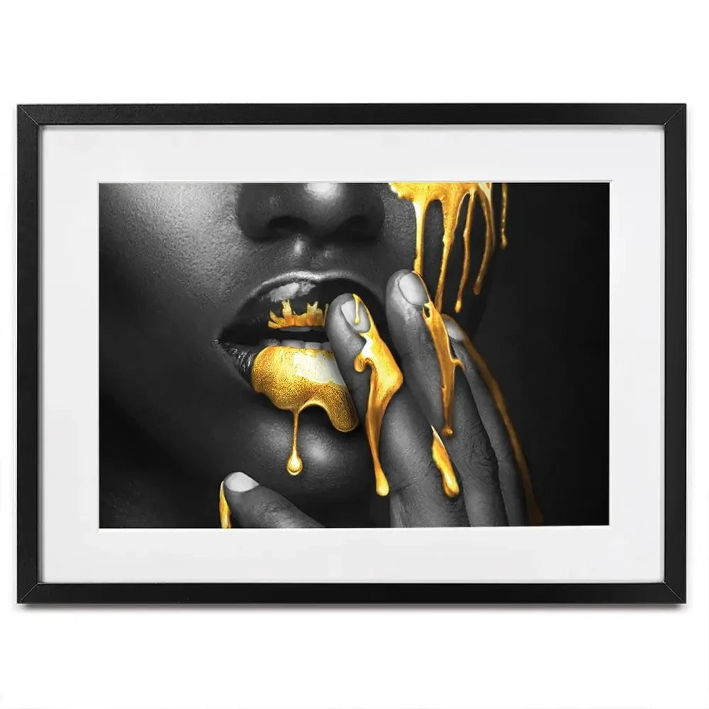 Dripping Framed Art Print Dripping Framed Art Print wall art product H Cleary
