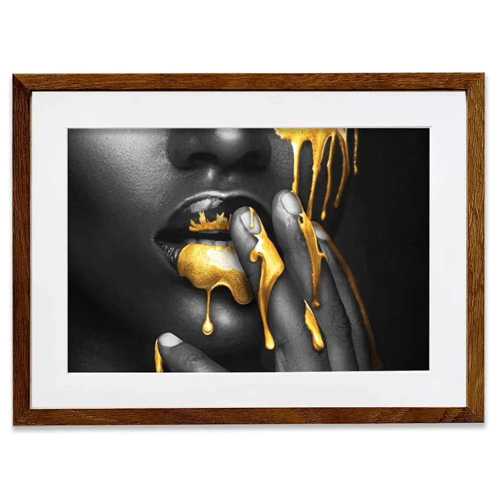 Dripping Framed Art Print Dripping Framed Art Print wall art product H Cleary