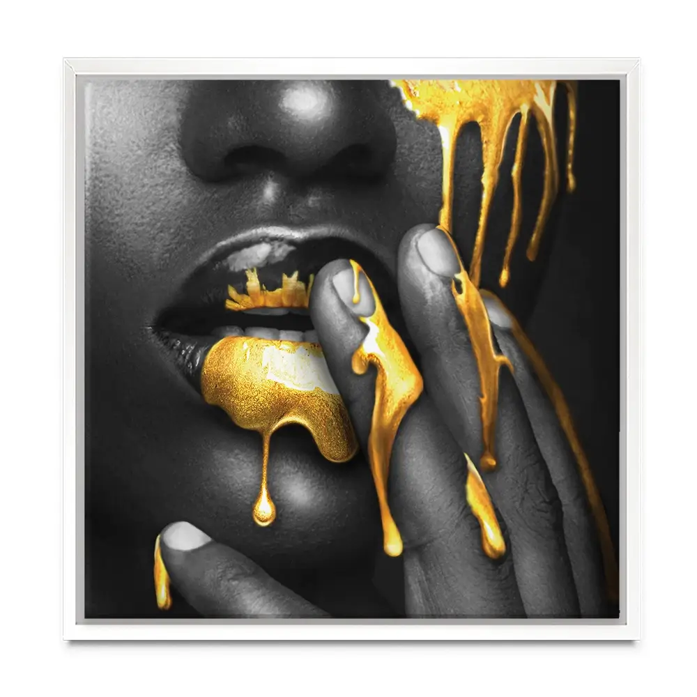 Dripping Square Canvas Print Dripping Square Canvas Print wall art product H Cleary