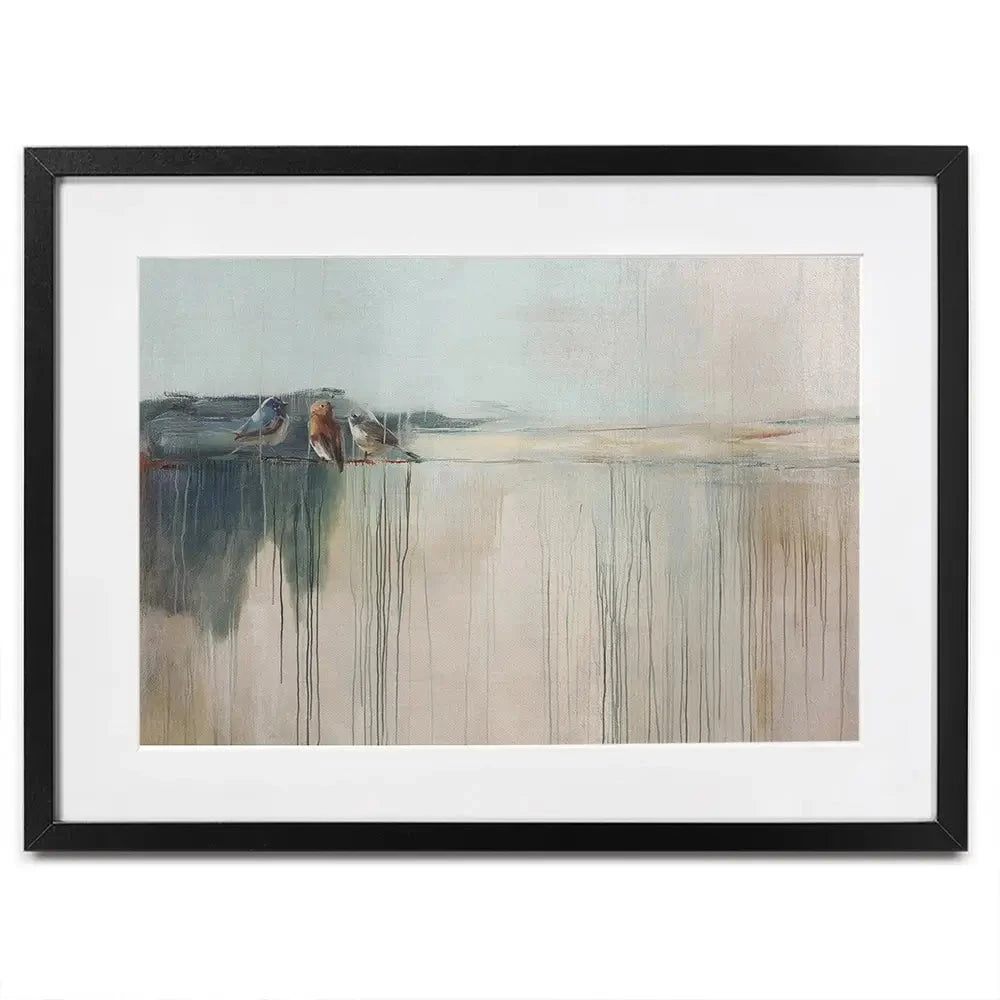 Drips And Feathers Framed Art Print Drips And Feathers Framed Art Print wall art product Svetlana Aleynikova